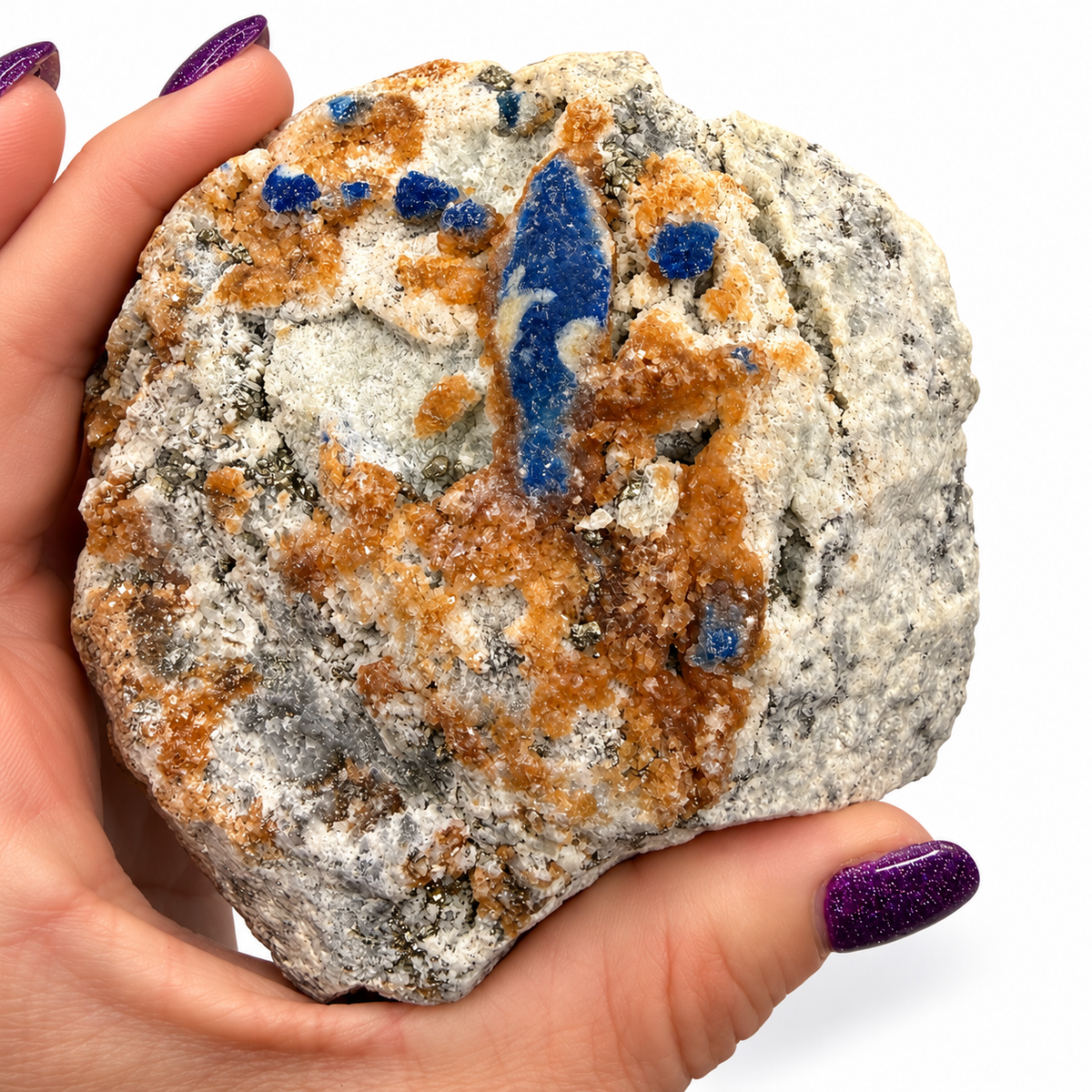 Afghanite Mineral Specimen on matrix – UV Reactive from Afghanistan