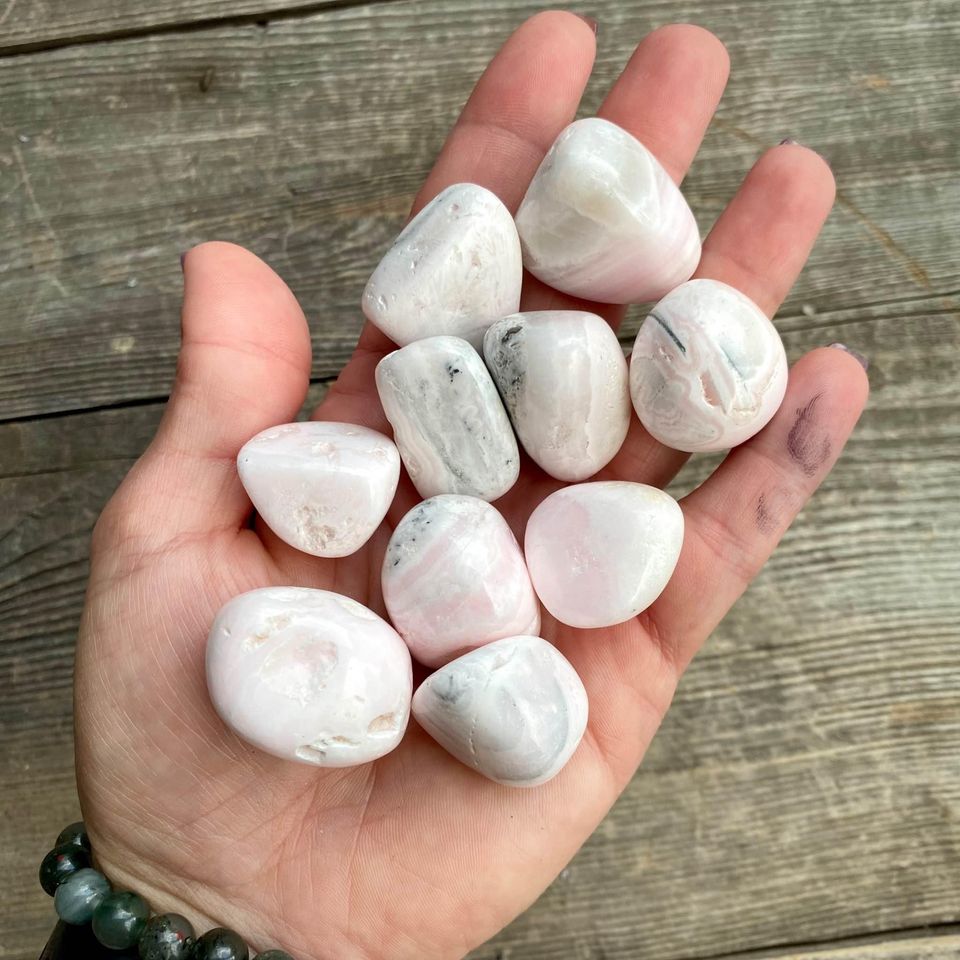 Pink Mangano Calcite UV REACTIVE - Magick Souls