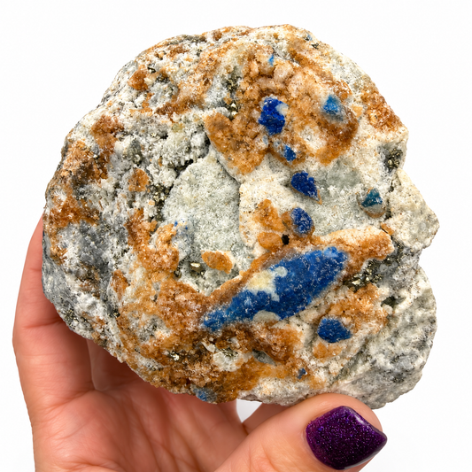 Afghanite Mineral Specimen on matrix – UV Reactive from Afghanistan