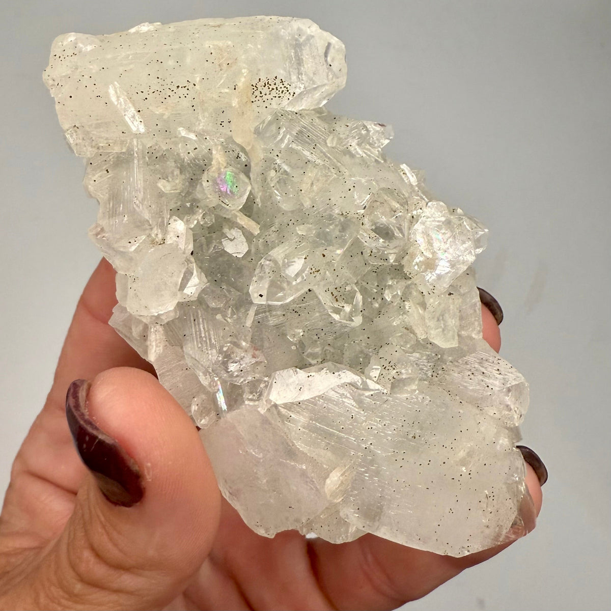 Natural Apophyllite Crystal Clusters 3