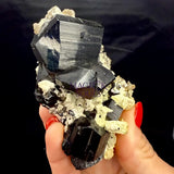 Black Tourmaline in Feldspar from Pakistan Magick Souls