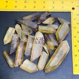 Citrine Crystals Natural Untreated Points Rough Raw Wholesale Home & Living > Home Decor > Home Accents > Rocks & Geodes