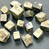 Gold Iron Pyrite Crystal Cubes Rough Raw (By The Piece or Pound) Fools Gold Wholesale Home & Living > Home Decor > Home