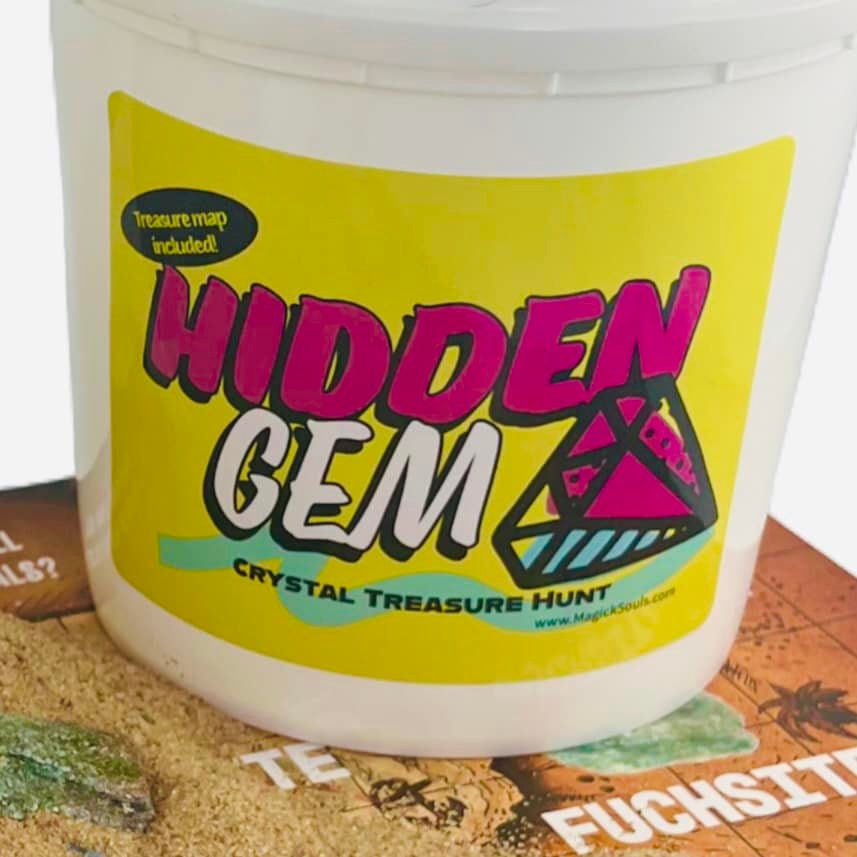 Hidden Gem Crystal Dig Treasure Hunt Rock Mining Buckets - Magick Souls