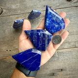 Lapis Lazuli Crystal Teardrop Freeforms Home & Living > Home Decor > Home Accents > Rocks & Geodes