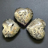Large Iron Pyrite Druzy Crystal Puffy Heart Polished Carving Wholesale Fools Gold Home & Living > Home Decor > Home