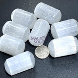 Large Selenite Crystal Tumbled Stones (By The Piece or Pound) Wholesale Home & Living > Home Decor > Home Accents >
