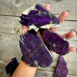 Polished One-Sided Purpurite Slabs – Namibia Rocks & Fossils