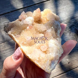 Rare Citrine Spirit Quartz Crystal Cluster Magick Souls