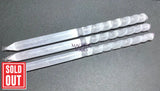 Selenite Crystal Wand Extra Long Large Spiral Point Polished Home & Living > Home Décor > Rocks & Geodes