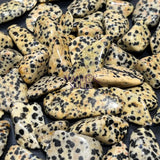 Spotted Dalmatian Jasper Tumbled Stones (By The Piece Or Pound) Wholesale Home & Living > Home Decor > Home Accents >