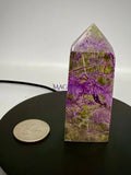 Stichtite with Serpentine Atlantisite Towers – Barberton South Africa Home & Living > Home Decor > Rocks & Geodes