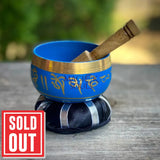 Tibetan Singing Bowl with Striker and Cushion - Magick Souls