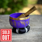 Tibetan Singing Bowl with Striker and Cushion - Magick Souls