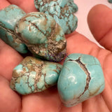 Tumbled Tibetan Turquoise Stone Rocks & Fossils