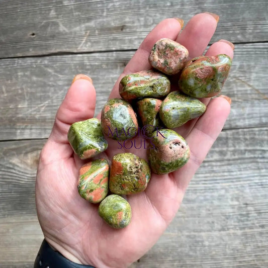 Tumbled Unakite Crystal - Magick Souls