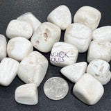 White Scolecite Zeolite Crystal Tumbled Stones (By The Piece Or Pound) Wholesale Home & Living > Home Decor > Home