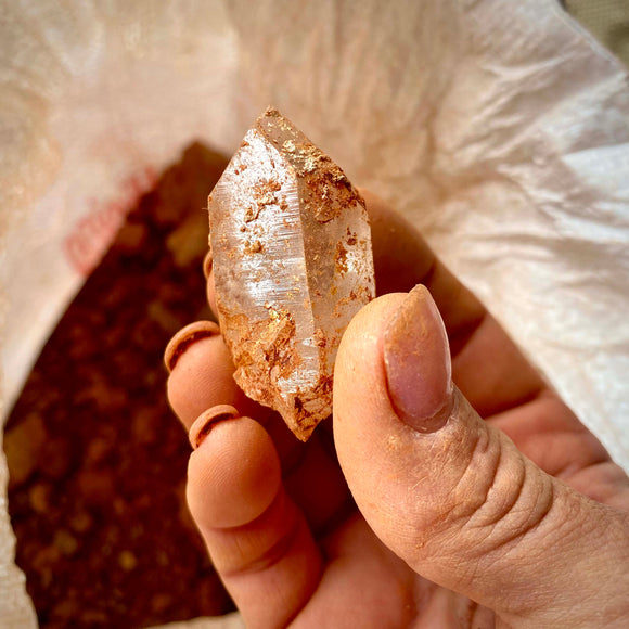 Unmined Arkansas Clear Quartz Crystals