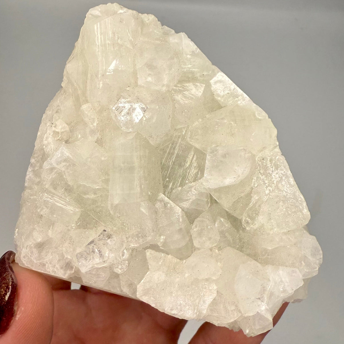 Natural Apophyllite Crystal Clusters 6