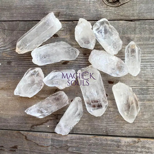 1 lb Brazilian Clear Quartz Crystal Points - Magick Souls