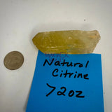 100% Genuine Natural Citrine Point XL (over 2 oz) Rocks & Fossils