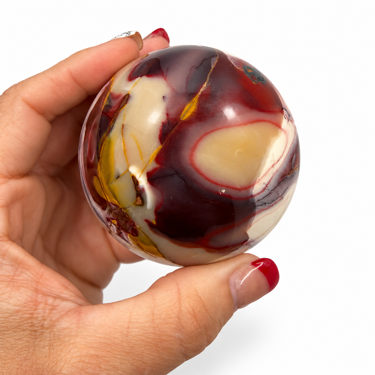Mookaite Jasper Sphere – 70mm Polished Crystal Ball