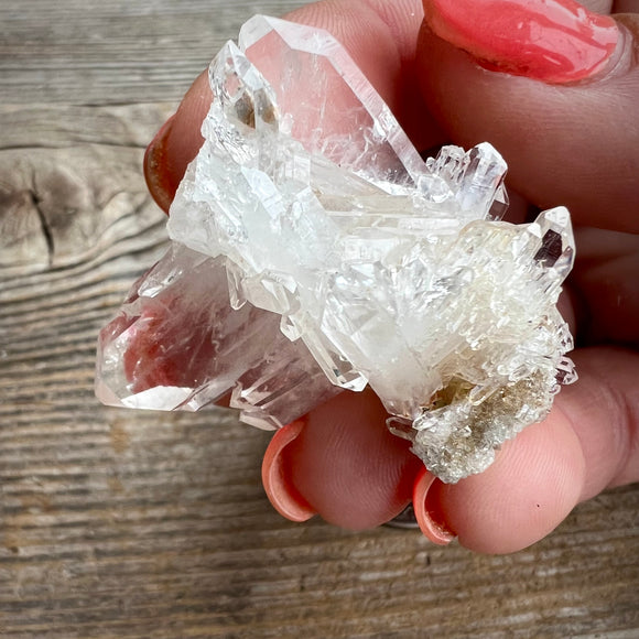 Solution Quartz from Jeffrey Quarry Arkansas