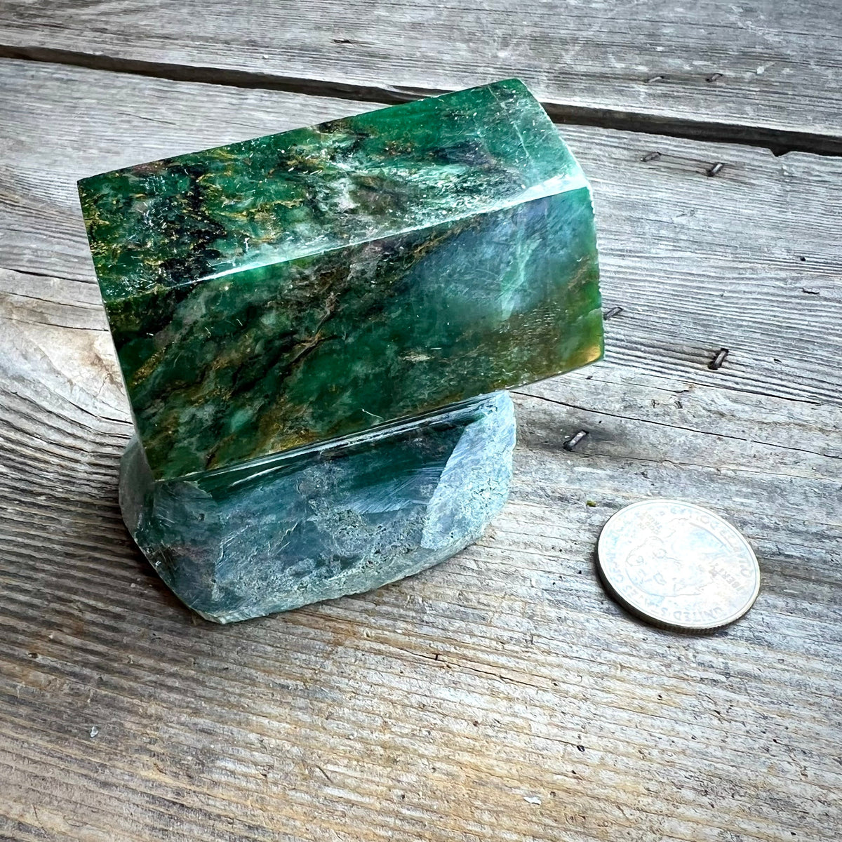 Unique Emerald and Fuchsite Freeform - Magick Souls