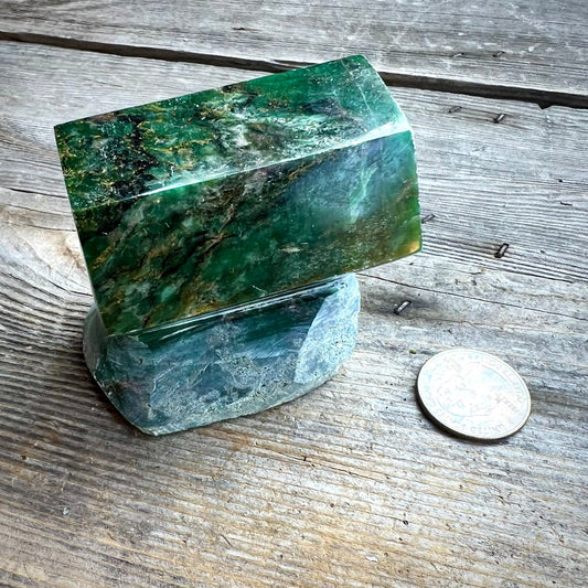 Unique Emerald and Fuchsite Freeform - Magick Souls