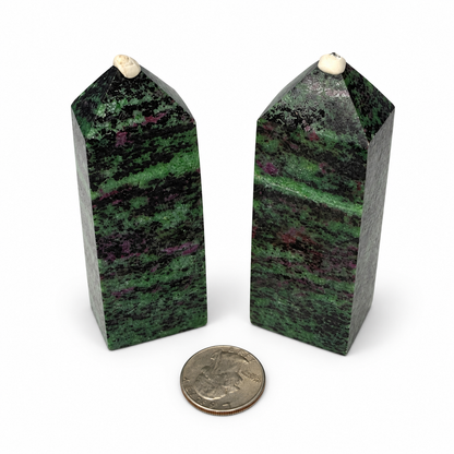 Ruby Zoisite Crystal Tower Point Magick Souls