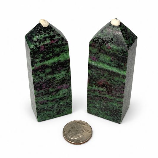 Ruby Zoisite Crystal Tower Point Magick Souls
