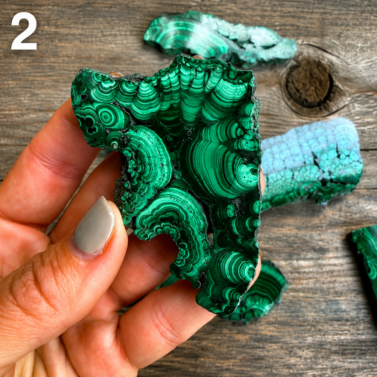 Malachite Polished Slabs – Natural Congo Malachite