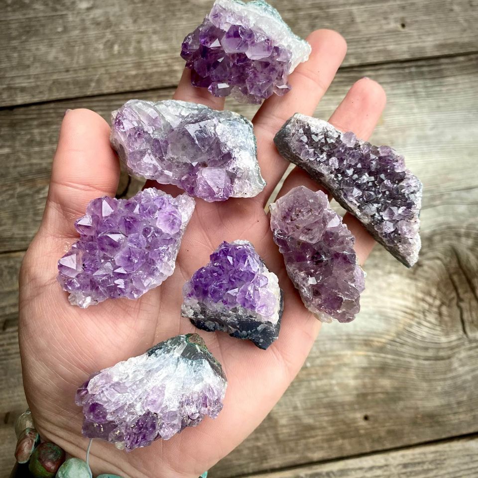 Mini Amethyst Druzy Cluster - Magick Souls