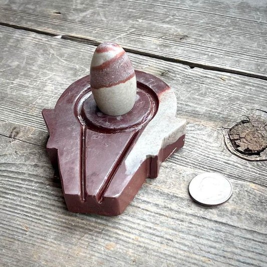 Shiva Lingam and Yoni Crystal Stone Set - Magick Souls