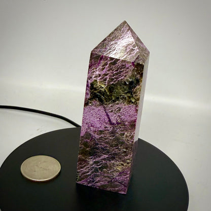 Stichtite with Serpentine Atlantisite Towers – Barberton South Africa Home & Living > Home Decor > Rocks & Geodes
