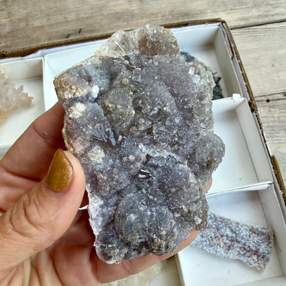 Amethyst Flower Cluster Plates — Rare Natural Specimens