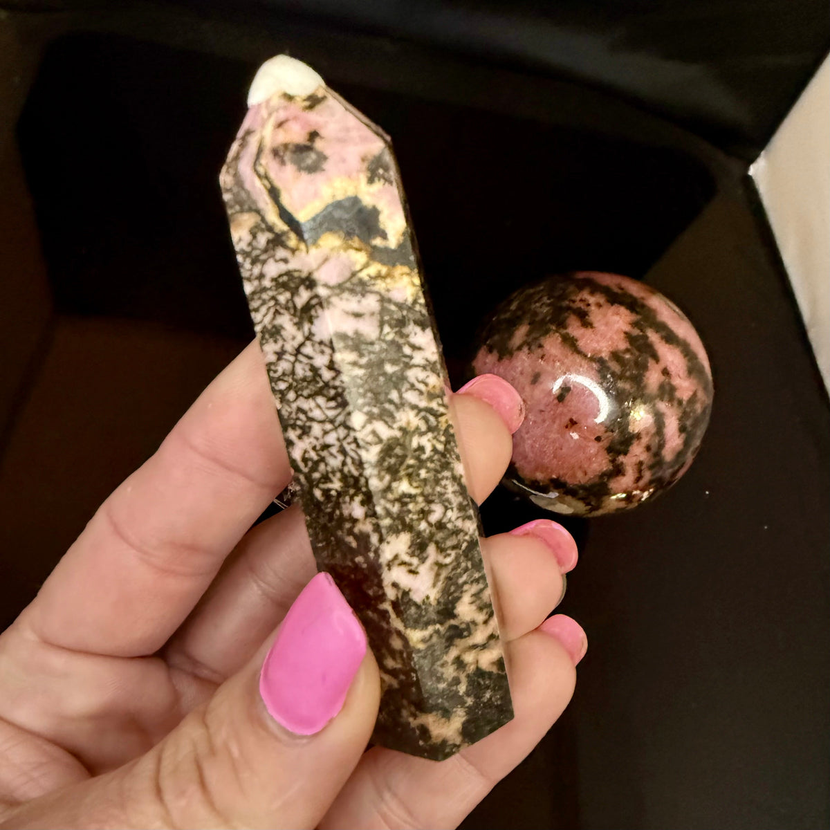 Rhodonite Crystal Bundle Magick Souls