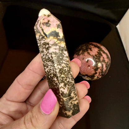 Rhodonite Crystal Bundle Magick Souls