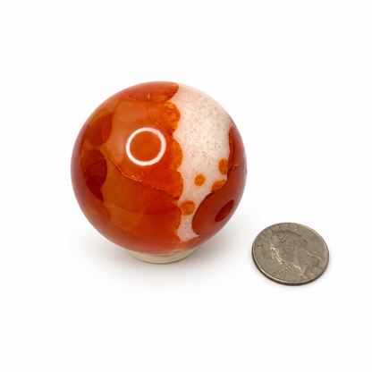 Carnelian Sphere – 50mm Polished
