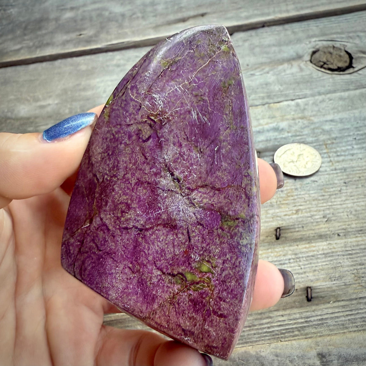 Stichtite with Serpentine Atlantisite Freeform – Barberton South Africa Home & Living > Home Decor > Rocks & Geodes