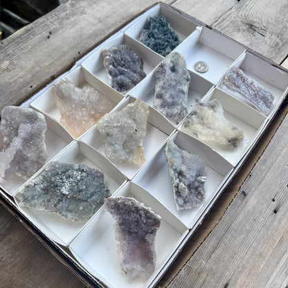 Amethyst Flower Cluster Plates — Rare Natural Specimens