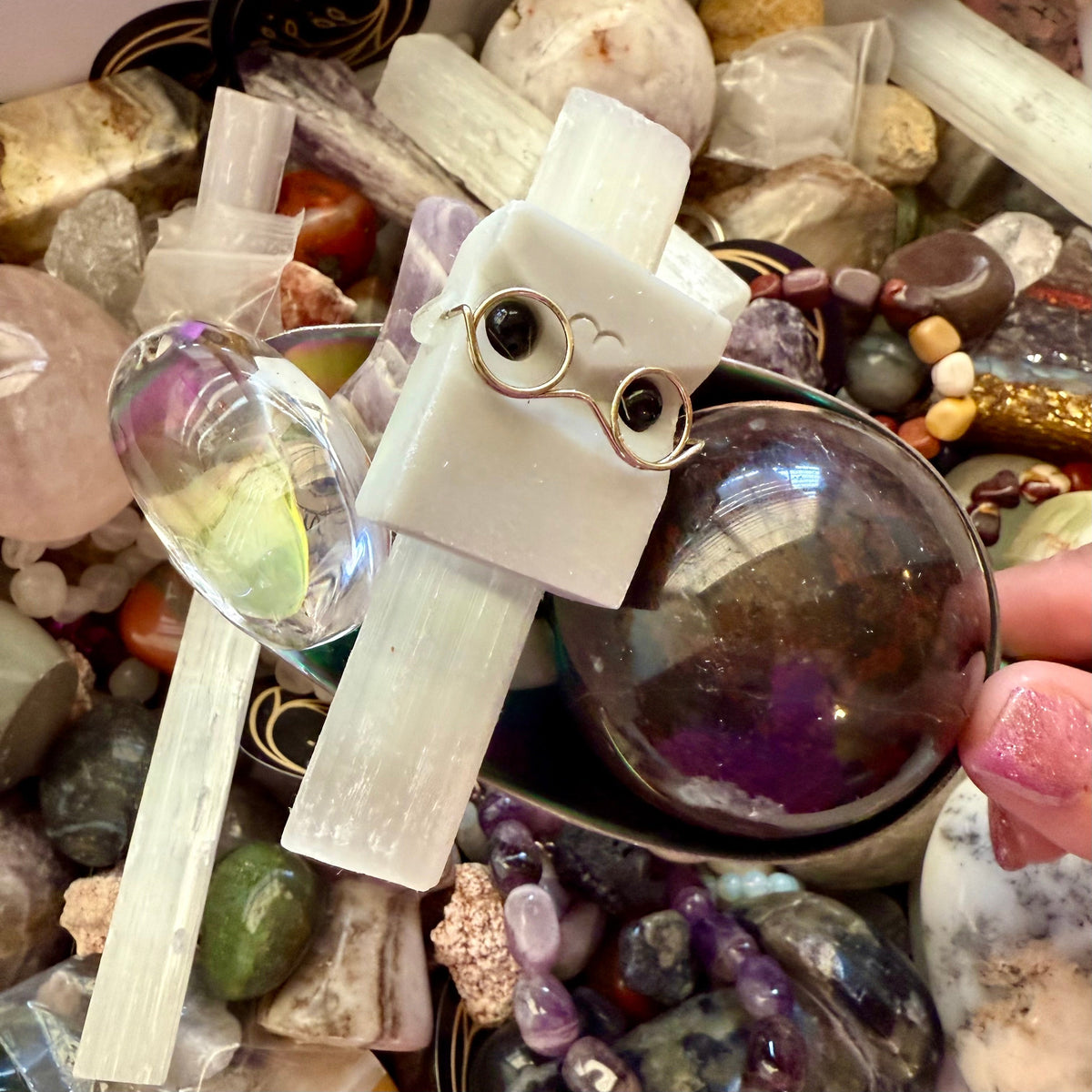 Premium Crystal Confetti Scoop mixed crystal grab bag contents - Magick Souls