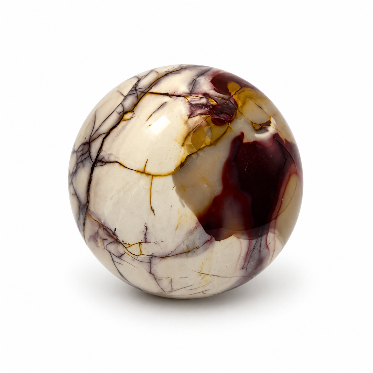 Mookaite Jasper Sphere – 70mm Polished Crystal Ball