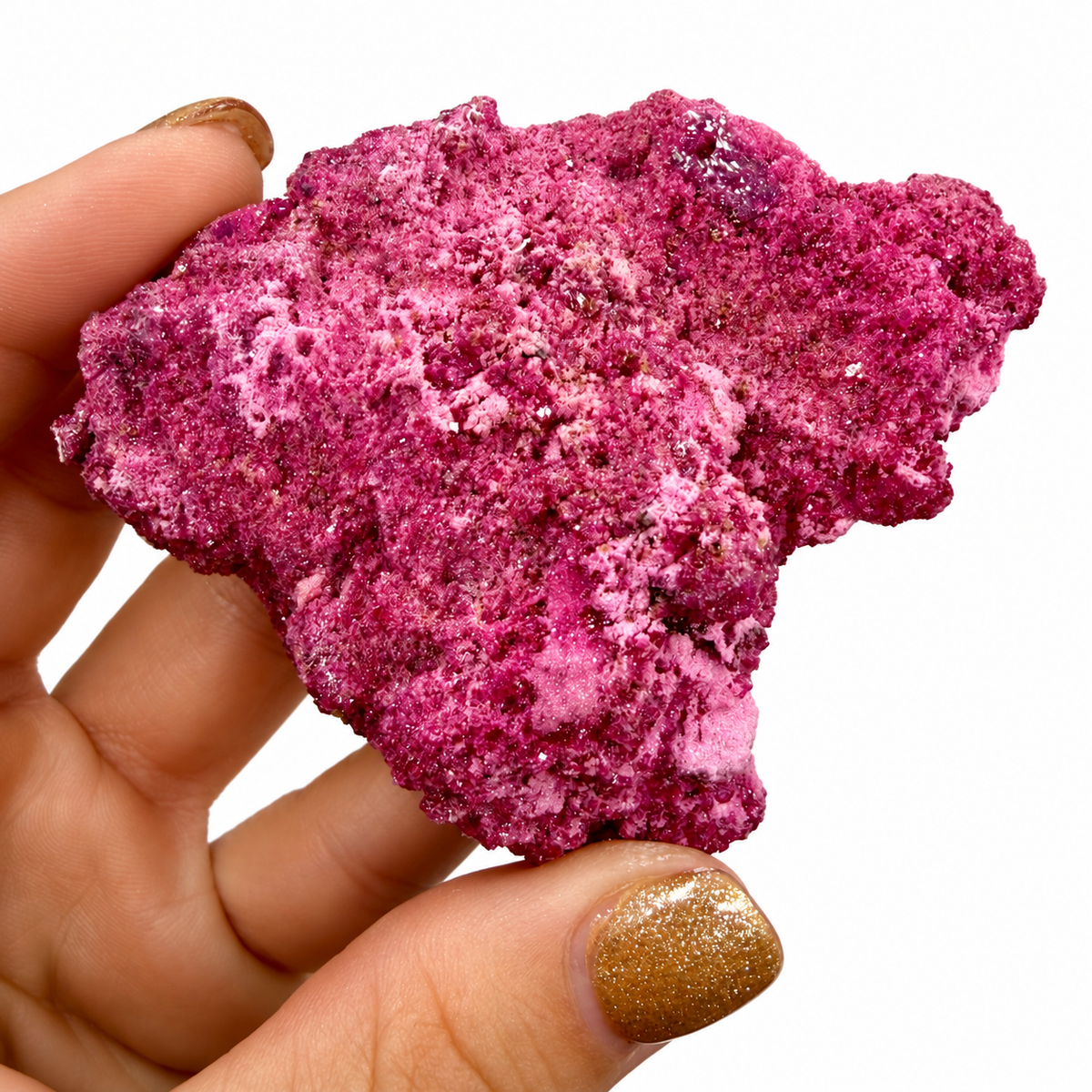 Honeycomb Ruby Raw Mineral Specimen – Natural Red Corundum, UV Reactive