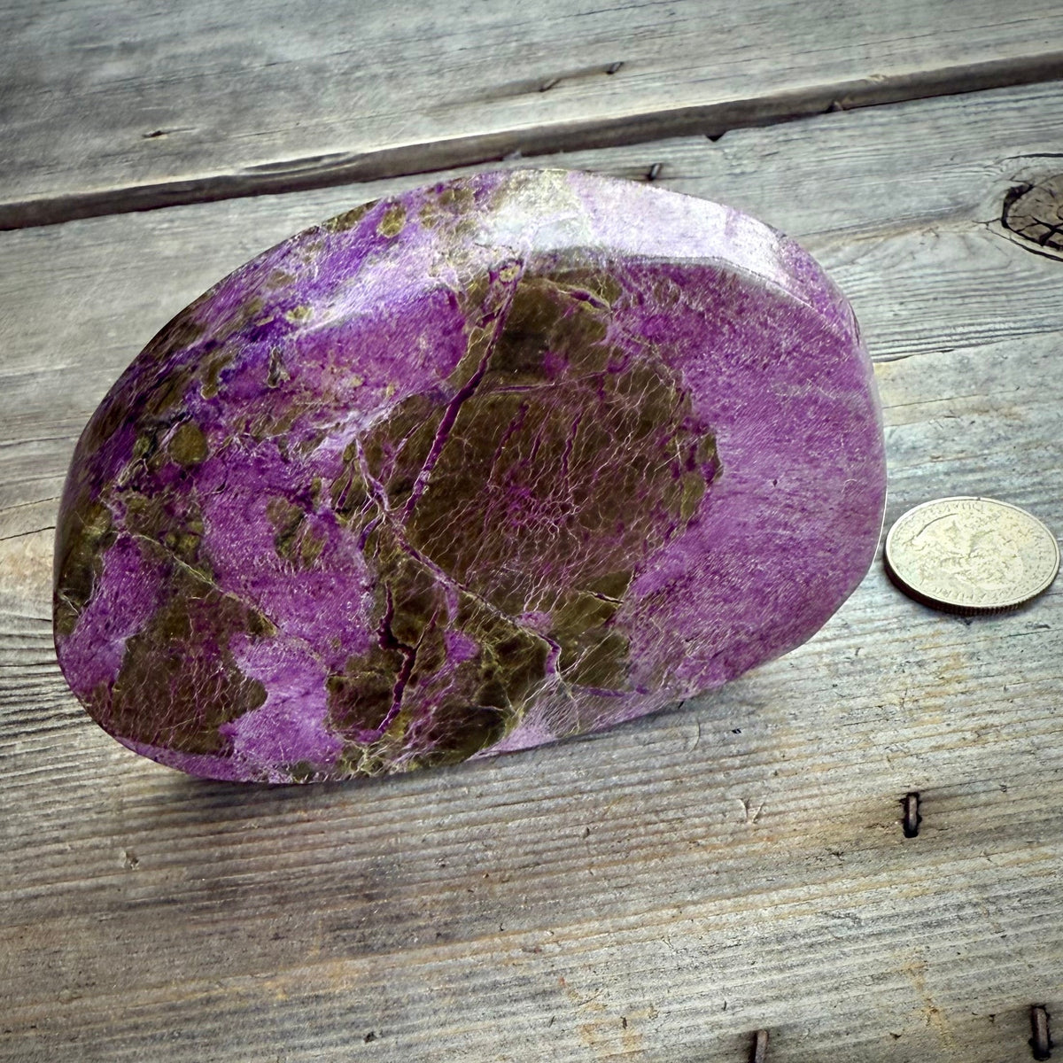 Stichtite with Serpentine Atlantisite Freeform – Barberton South Africa Home & Living > Home Decor > Rocks & Geodes