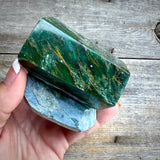 Unique Emerald and Fuchsite Freeform