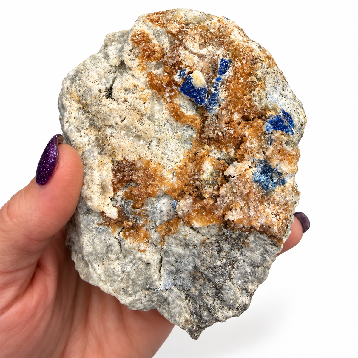 Afghanite Mineral Specimen on matrix – UV Reactive from Afghanistan