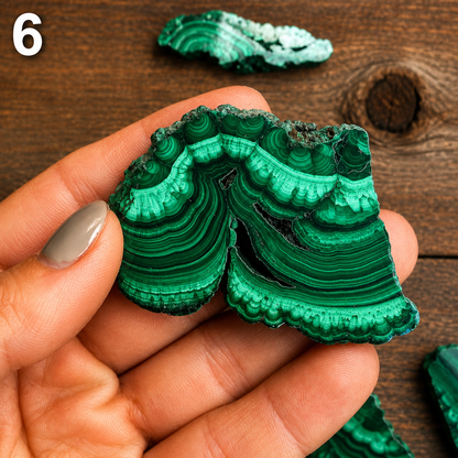Malachite Polished Slabs – Natural Congo Malachite
