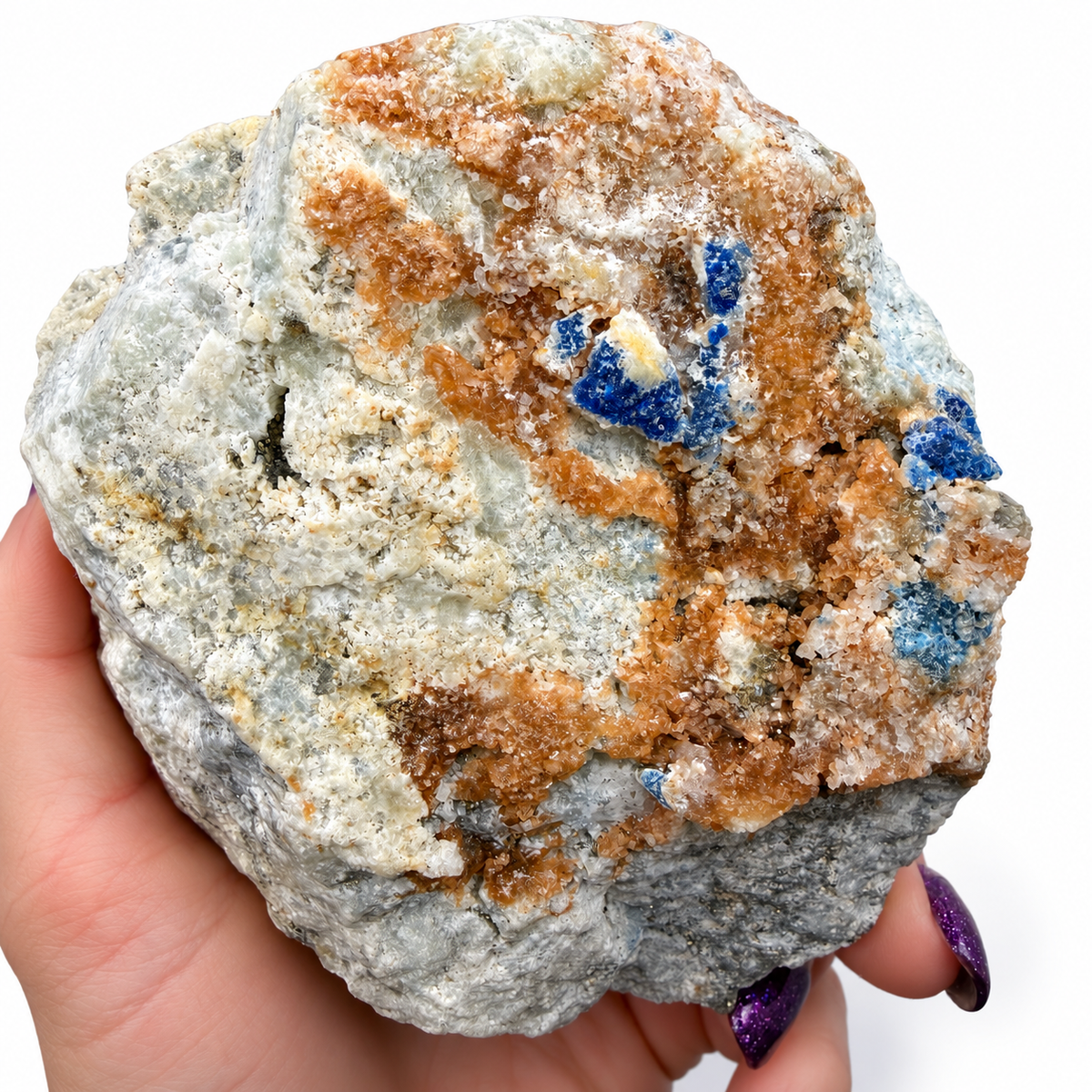 Afghanite Mineral Specimen on matrix – UV Reactive from Afghanistan