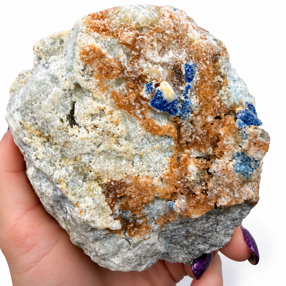 Afghanite Mineral Specimen on matrix – UV Reactive from Afghanistan